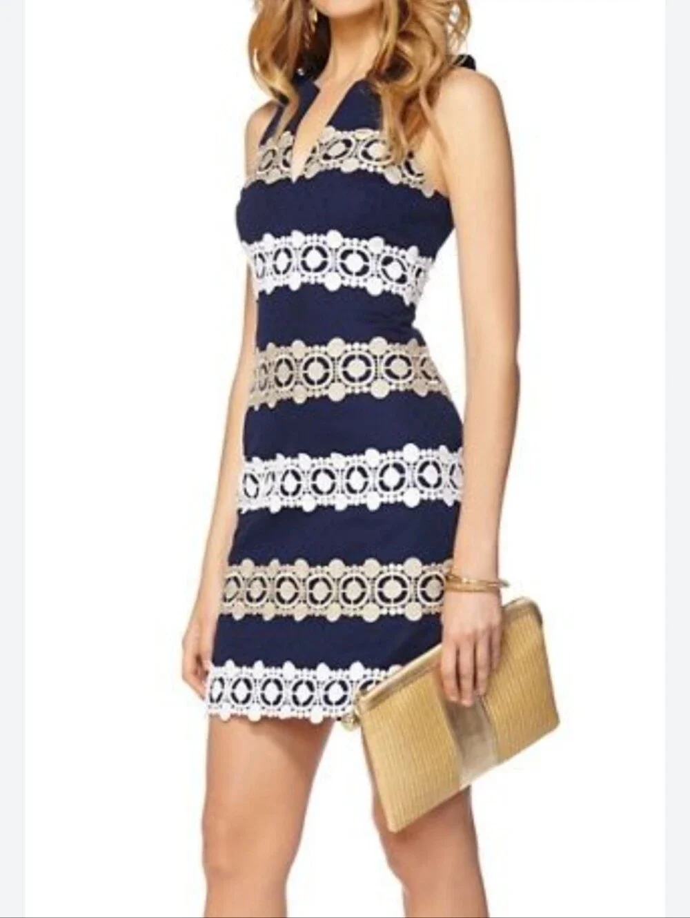lilly pulitzer navy lace dress Lilly Pulitzer Shelli Eyelet Mini Dress In Navy